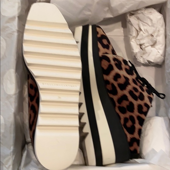 Stella McCartney Elyse leopard platform sneaker 9 - Picture 10 of 12
